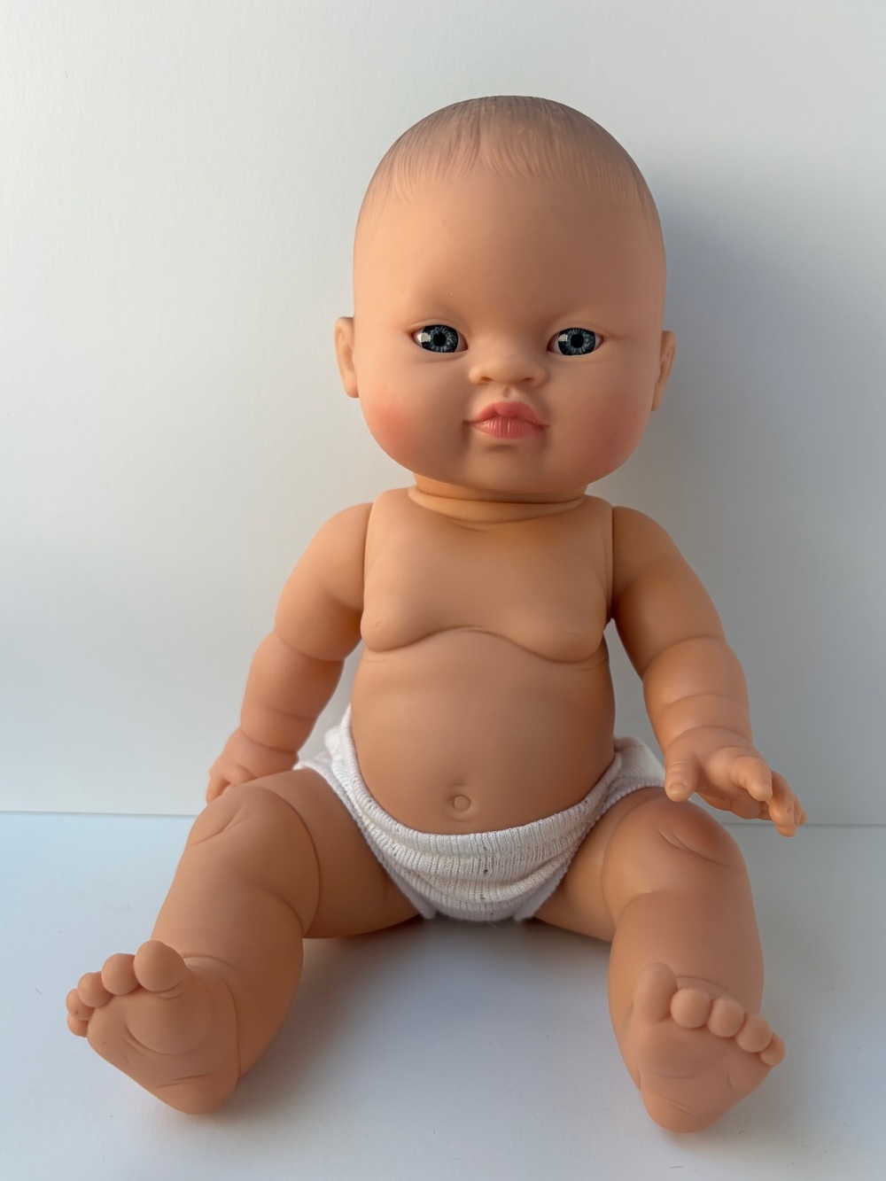 Paola Reina Asian Anatomically Correct Female Baby 13” Doll Minikane